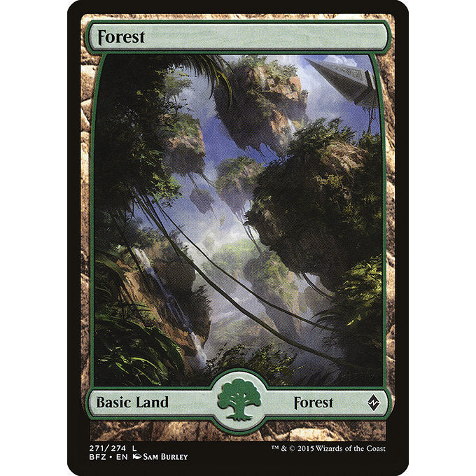BFZ BATTLE FOR ZENDIKAR FULL ART BASIC LANDS - 25 VARIANTS REGULAR Choose Your Cards MTG Magic: The Gathering Land