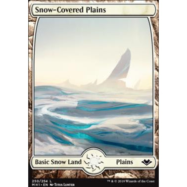MH1 MODERN HORIZONS FULL ART SNOW-COVERED BASIC LANDS - REGULAR Choose Your Cards MTG Magic: The Gathering Basic Land
