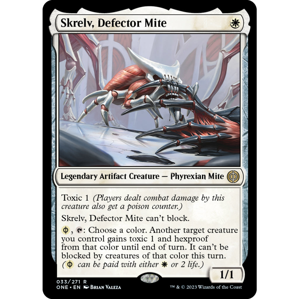 ONE_033 Skrelv, Defector Mite MTG Magic the Gathering: Phyrexia One #33 Rare