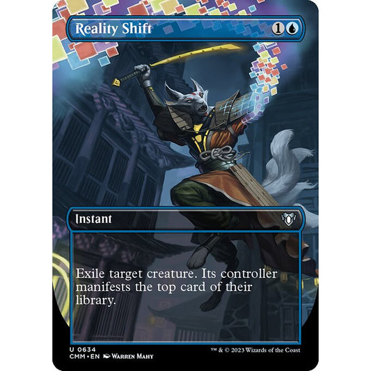 CMM_634 Reality Shift BL Borderless MTG Magic: The Gathering: Commander Masters Uncommon