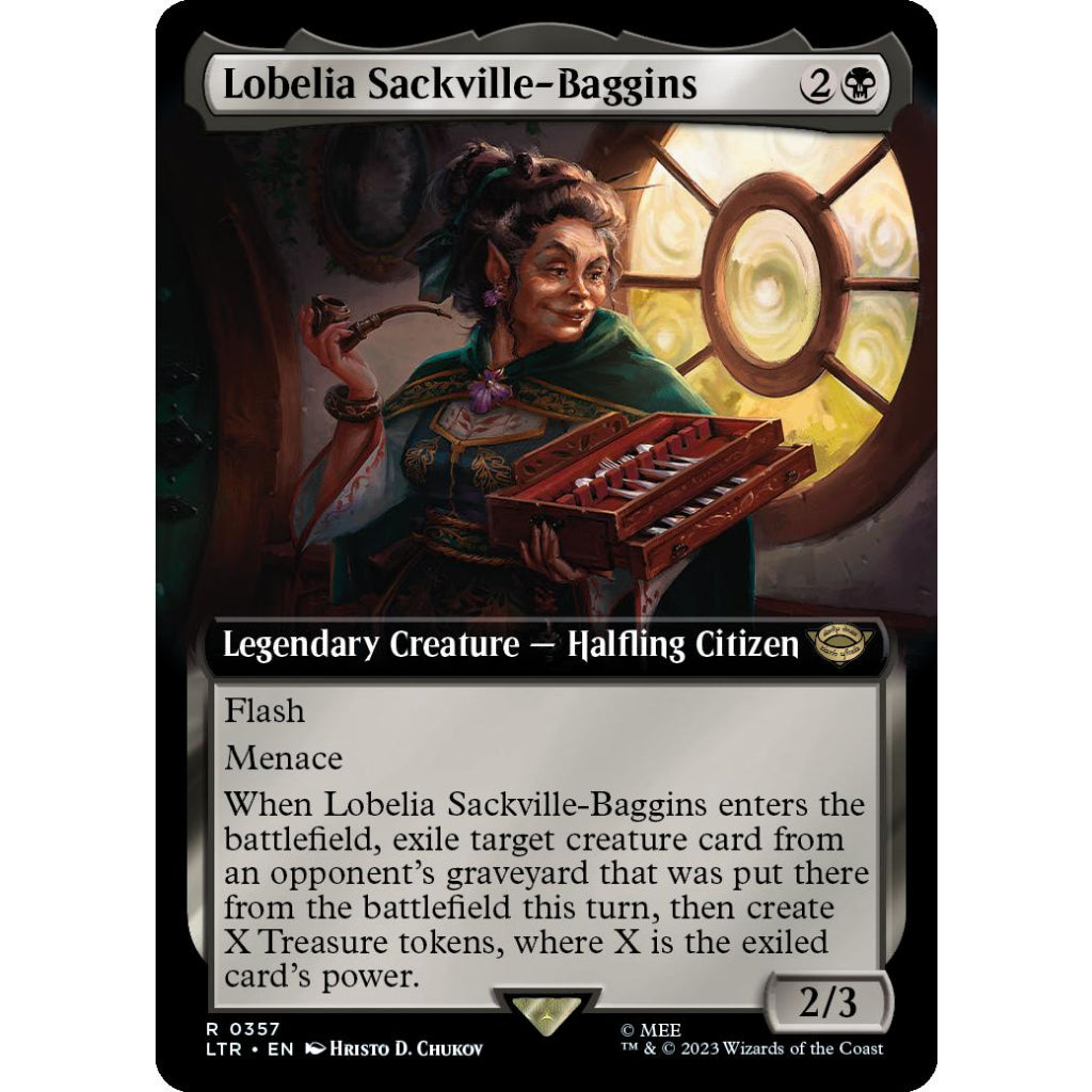 LTR_357 LOBELIA SACKVILLE-BAGGINS (EXTENDED ART) MTG: Magic the Gathering: Lord of the Rings Rare