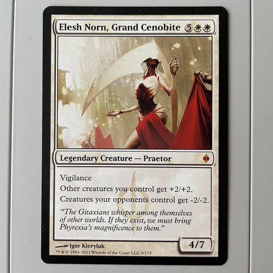 NPH_009 Elesh Norn, Grand Cenobite New Phyrexia Mythical MTG Magic the Gathering Mythic