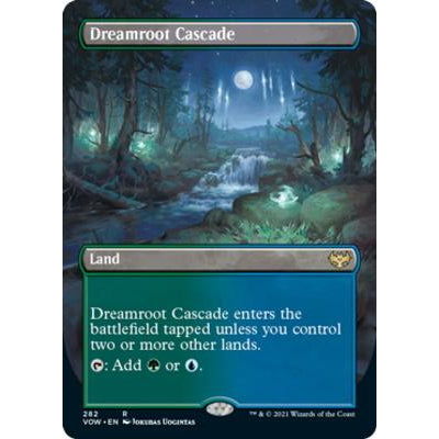 VOW_282 DREAMROOT CASCADE EA EXTENDED ART MTG Magic The Gathering: Crimson Vow Rare