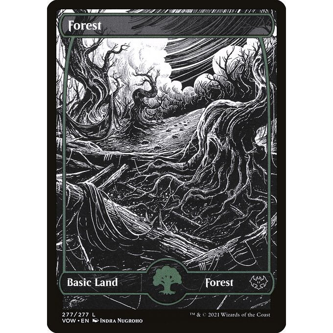 VOW INNISTRAD: CRIMSON VOW FULL ART ETERNAL NIGHT BASIC LANDS - AND REGULAR Choose Your Cards MTG Magic: The Gathering Basic Land