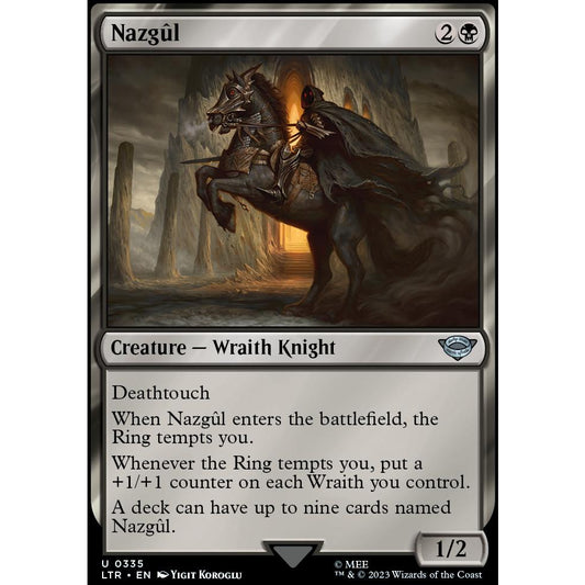 LTR_335 NAZGUL (0335) MTG: Magic the Gathering: Lord of the Rings Uncommon