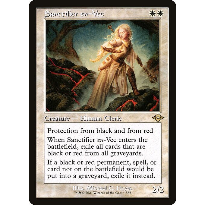 MH2_386 Sanctifier en-Vec Retro Frame MTG Magic: The Gathering: Modern Horizons 2 Rare