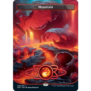 UNF UNFINITY BASIC LANDS - PLANETARY SPACE CYCLE AND REGULAR AVAILABLE Choose Your Cards MTG Magic: The Gathering Basic Land