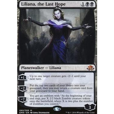 EMN_093 LILIANA, THE LAST HOPE MTG Magic The Gathering: Eldritch Moon Mythic