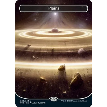 UNF UNFINITY BASIC LANDS - ORBITAL SPACE CYCLE AND REGULAR AVAILABLE Choose Your Cards MTG Magic: The Gathering Basic Land