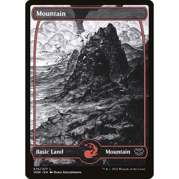 VOW INNISTRAD: CRIMSON VOW FULL ART ETERNAL NIGHT BASIC LANDS - AND REGULAR Choose Your Cards MTG Magic: The Gathering Basic Land