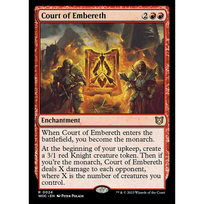 WOC_024 Court of Embereth MTG Magic: The Gathering: Wilds of Eldraine: Commander Rare