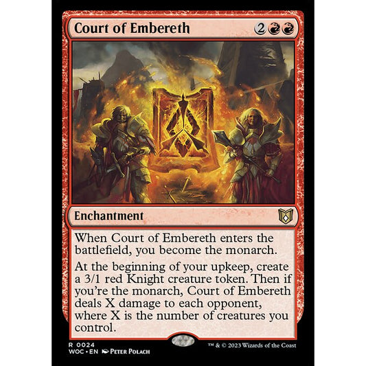 WOC_024 Court of Embereth MTG Magic: The Gathering: Wilds of Eldraine: Commander Rare