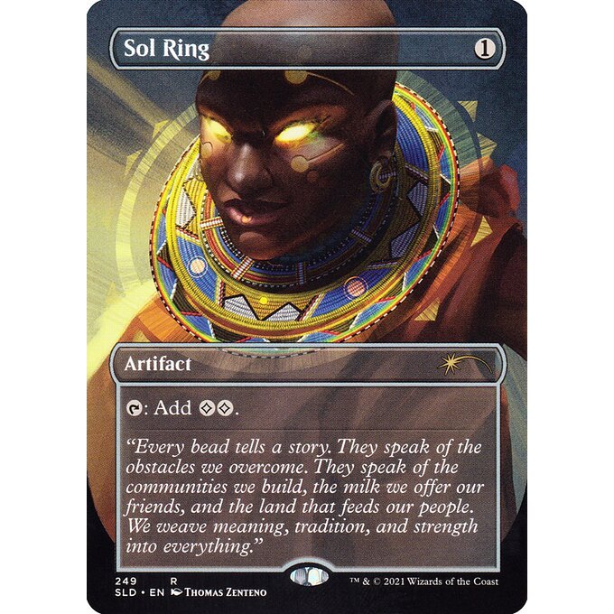 SLD_249 SOL RING *FOIL* MTG Magic: The Gathering: Secret Lair Drop: Black is Magic_Rare