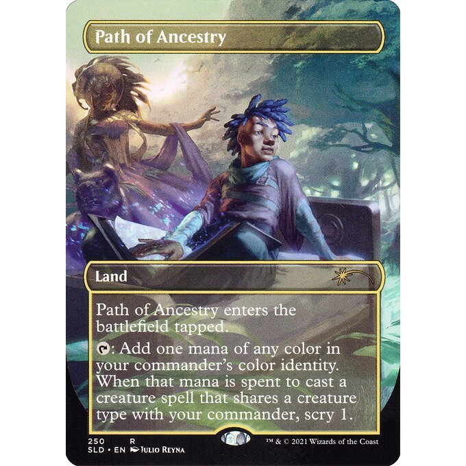 SLD_250 PATH OF ANCESTRY *FOIL* MTG Magic: The Gathering: Secret Lair Drop: Black is Magic_Rare
