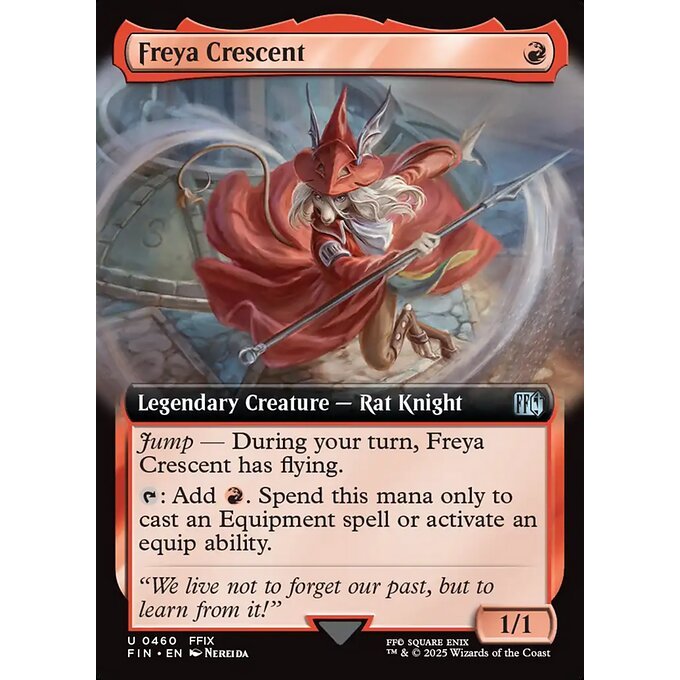 FIN_460 Freya Crescent *Final Fantasy Extended Art EA* MTG Magic: The Gathering_Uncommon