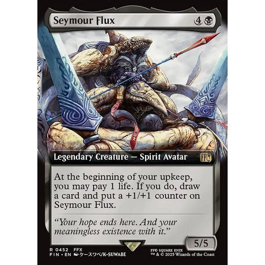 FIN_452 Seymour Flux *Final Fantasy Extended Art EA* MTG Magic: The Gathering_Rare