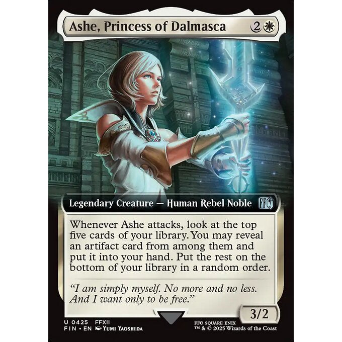 FIN_425 Ashe, Princess of Dalmasca *Final Fantasy Extended Art EA* MTG Magic: The Gathering_Uncommon