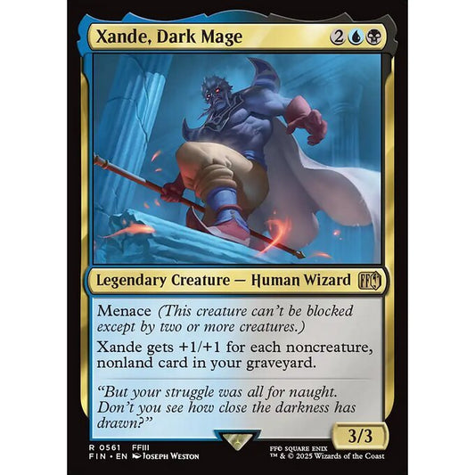FIN_561 Xande, Dark Mage *Final Fantasy Starter Deck* MTG Magic: The Gathering_Rare