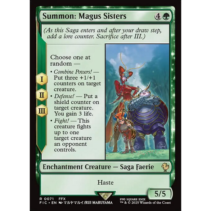 FIC MTG FINAL FANTASY X *Counter Blitz* Commander Deck Singles