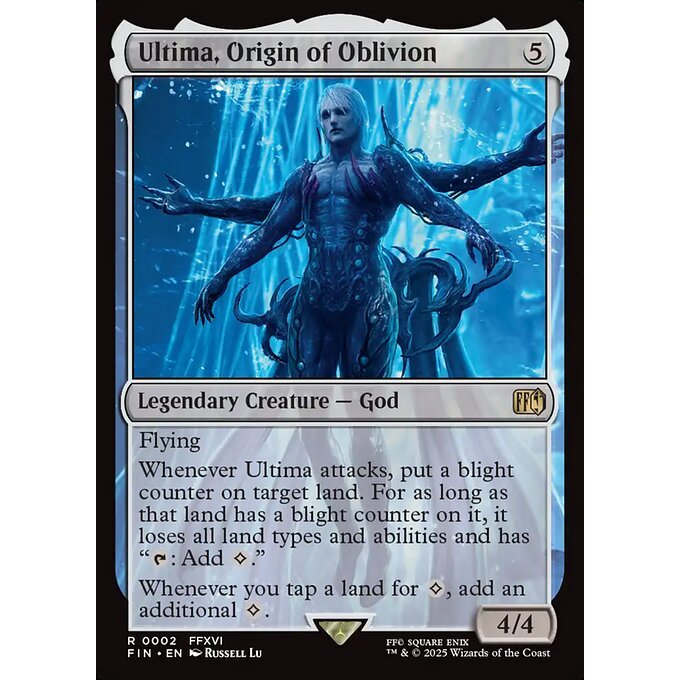 FIN_002 Ultima, Origin of Oblivion *Final Fantasy* MTG Magic: The Gathering_Rare