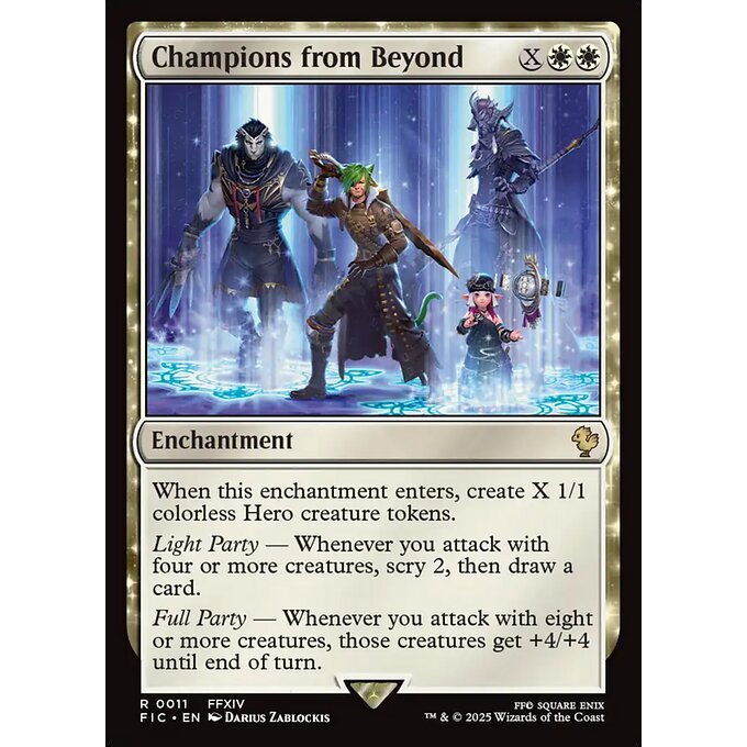 FIC MTG FINAL FANTASY XIV *Scions & Spellcraft* Commander Deck PREMIUM Singles