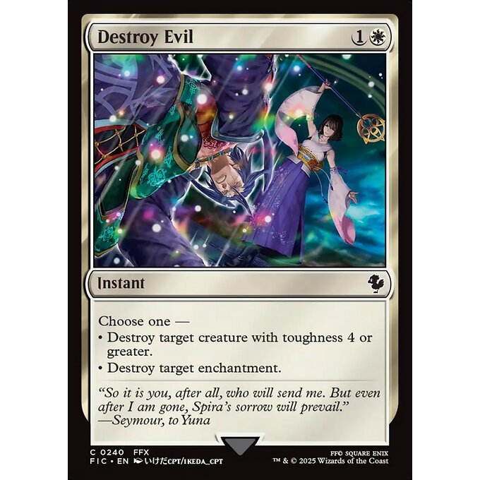 FIC MTG FINAL FANTASY X *Counter Blitz* Commander Deck Singles
