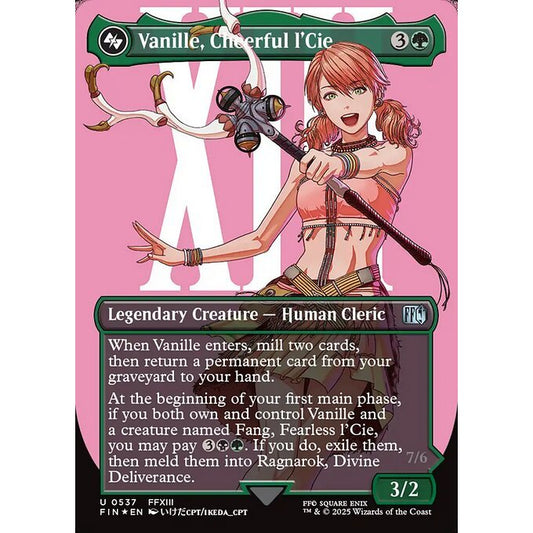 FIN_537 Vanille, Cheerful l'Cie *Final Fantasy *Surge FOIL AA** MTG Magic: The Gathering_Uncommon