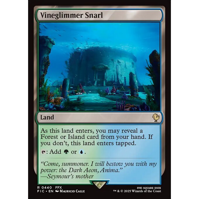 FIC MTG FINAL FANTASY X *Counter Blitz* Commander Deck Singles