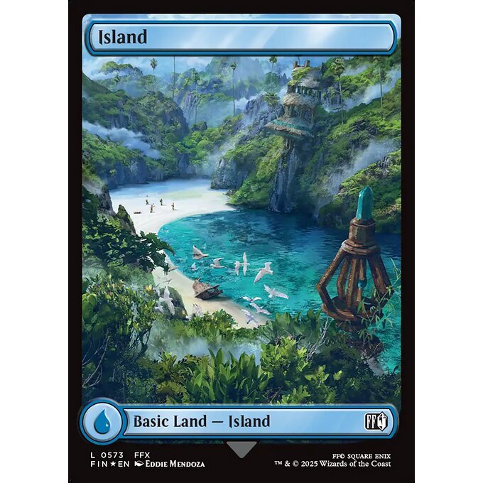 *MTG Final Fantasy* BASIC AND FULL ART LANDS Magic: The Gathering_FIN