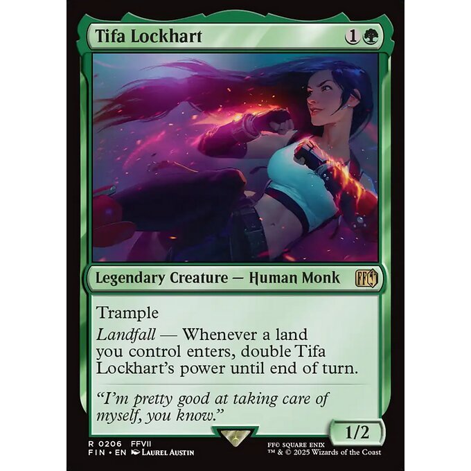 FIN_206 Tifa Lockhart *Final Fantasy* MTG Magic: The Gathering_Rare
