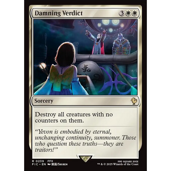 FIC MTG FINAL FANTASY X *Counter Blitz* Commander Deck PREMIUM Singles