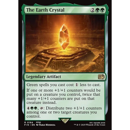 FIN_184 The Earth Crystal *Final Fantasy* MTG Magic: The Gathering_Rare