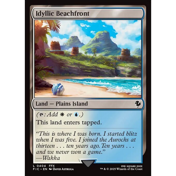 FIC MTG FINAL FANTASY X *Counter Blitz* Commander Deck Singles