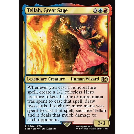 FIN_244 Tellah, Great Sage *Final Fantasy* MTG Magic: The Gathering_Rare
