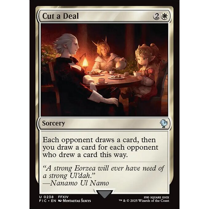FIC MTG FINAL FANTASY XIV *Scions & Spellcraft* Commander Deck Singles