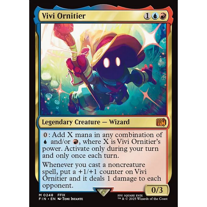 FIN_248 Vivi Ornitier *Final Fantasy* MTG Magic: The Gathering_Mythic