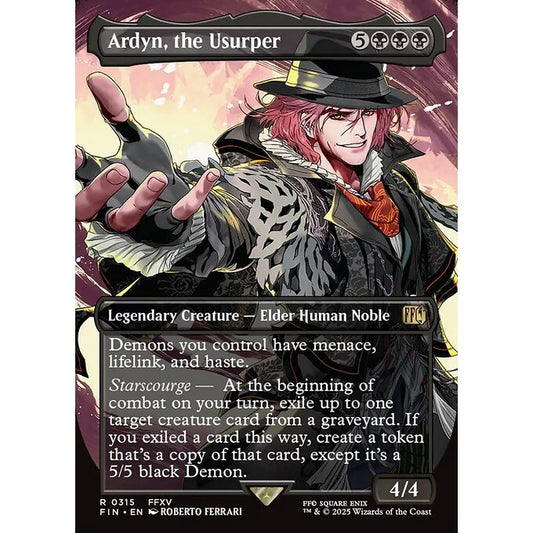 FIN_315 Ardyn, the Usurper *Final Fantasy *Borderless BL AA** MTG Magic: The Gathering_Rare