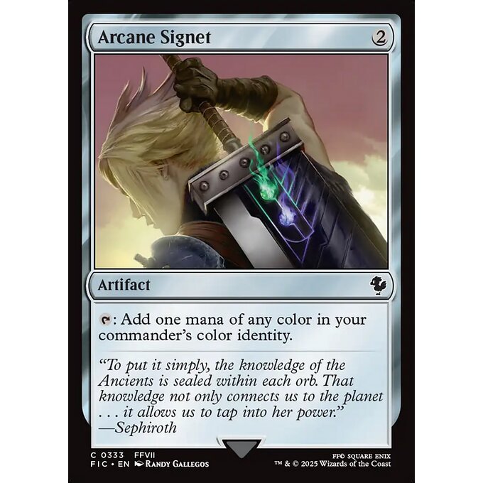 FIC MTG FINAL FANTASY VII *Limit Break* Commander Deck PREMIUM Singles