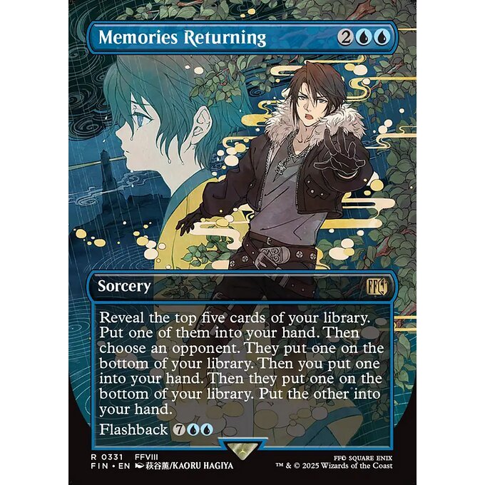 FIN_331 Memories Returning *Final Fantasy *Borderless BL AA** MTG Magic: The Gathering_Rare