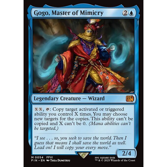 FIN_054 Gogo, Master of Mimicry *Final Fantasy* MTG Magic: The Gathering_Mythic