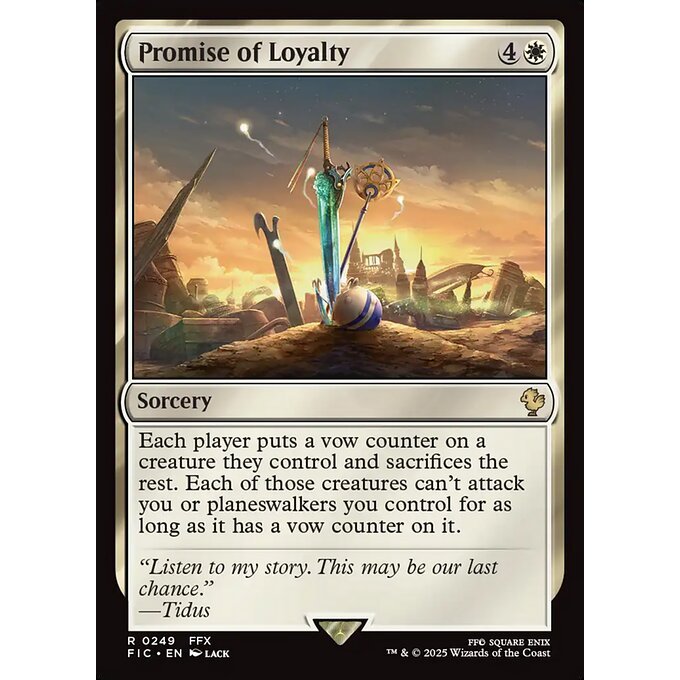 FIC MTG FINAL FANTASY X *Counter Blitz* Commander Deck PREMIUM Singles