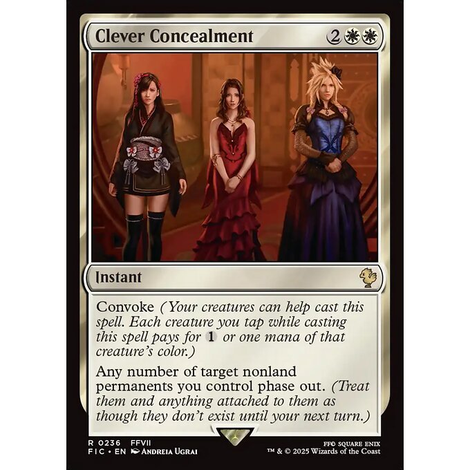 FIC MTG FINAL FANTASY VII *Limit Break* Commander Deck PREMIUM Singles