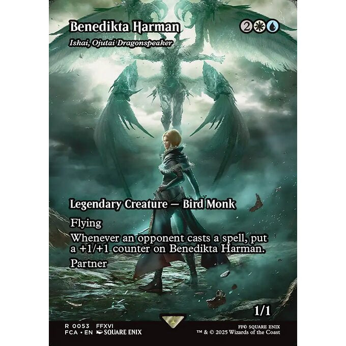 FCA_053 Benedikta Harman (Ishai, Ojutai Dragonspeaker) *Final Fantasy* MTG Magic: The Gathering_Rare