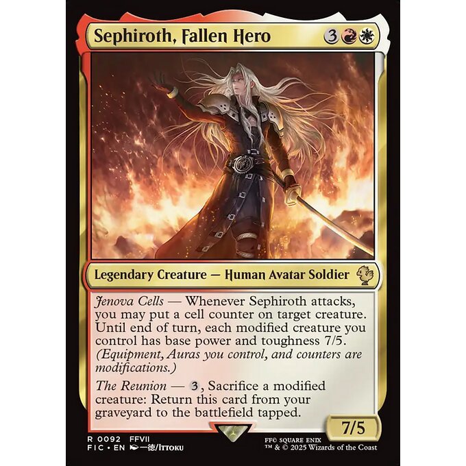 FIC MTG FINAL FANTASY VII *Limit Break* Commander Deck PREMIUM Singles