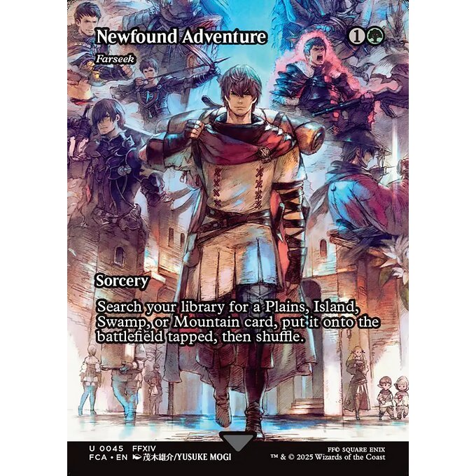 FCA_045 Newfound Adventure (Farseek) *Final Fantasy* MTG Magic: The Gathering_Uncommon