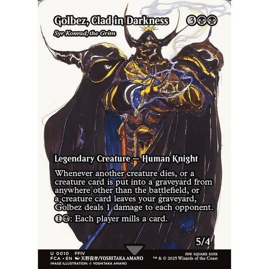 FCA_010 Golbez, Clad in Darkness (Syr Konrad, the Grim) *Final Fantasy* MTG Magic: The Gathering_Uncommon
