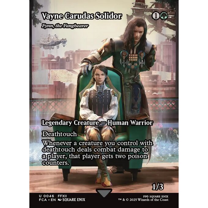 FCA_046 Vayne Carudas Soldier (Fynn, the Fangbearer) *Final Fantasy* MTG Magic: The Gathering_Uncommon