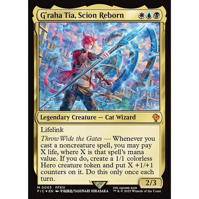 FIC MTG FINAL FANTASY XIV *Scions & Spellcraft* Commander Deck PREMIUM Singles