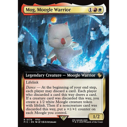 FIC_179 Mog, Moogle Warrior *Final Fantasy Commander Extended Art EA* MTG Magic: The Gathering_Rare