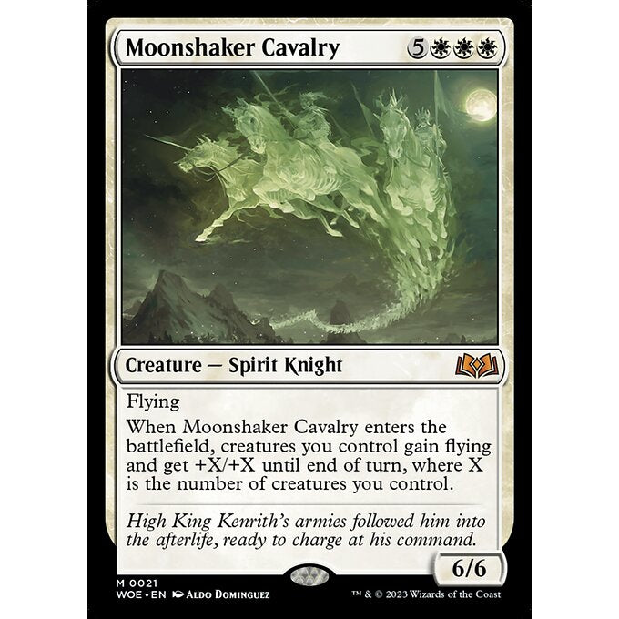 WOE_021 Moonshaker Cavalry MTG Magic: The Gathering: Wilds of Eldraine Mythical
